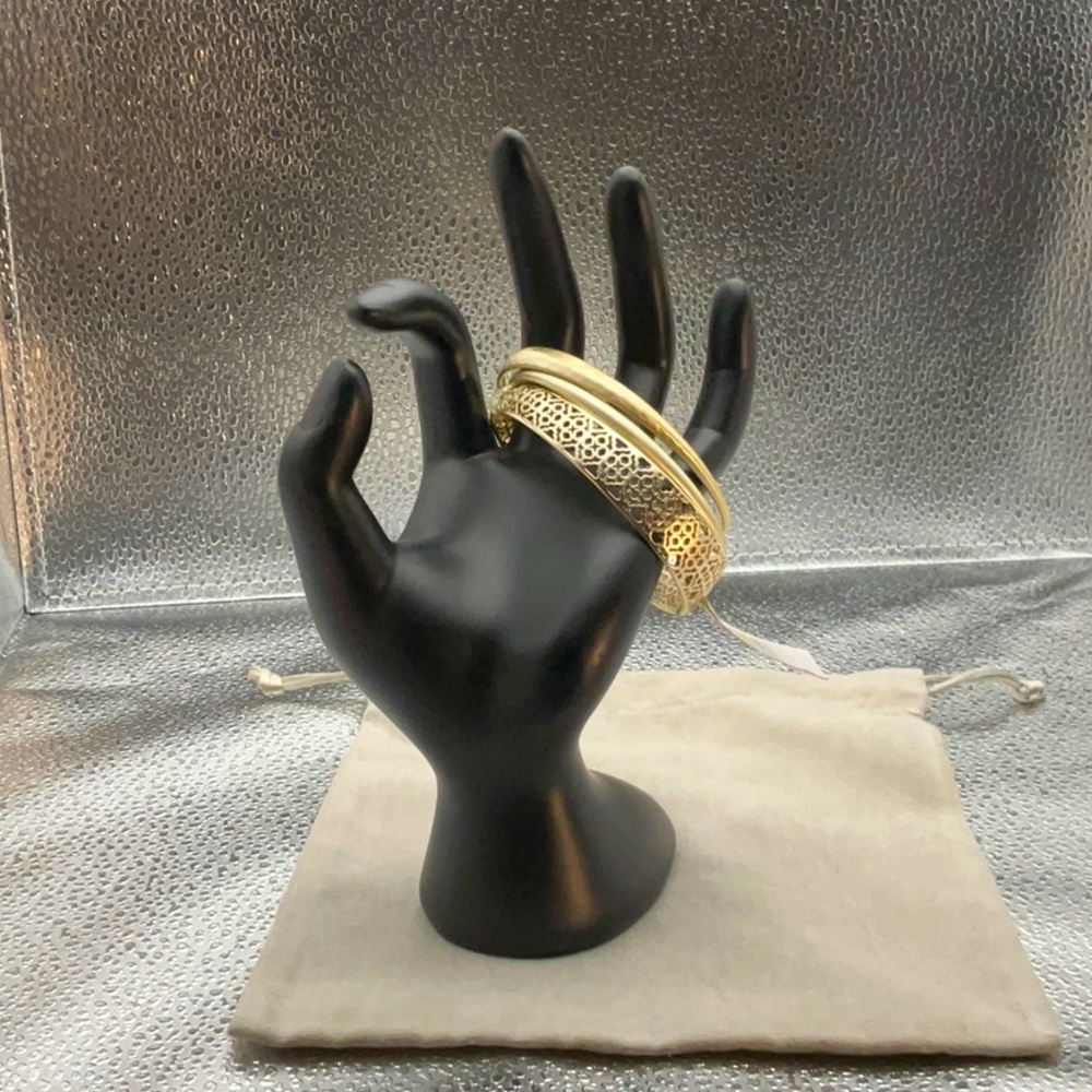 NWT Tiana gold cuff set 3 bracelets